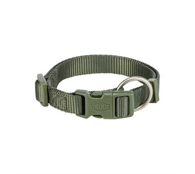 Trixie Trixie halsband hond premium olijfgroen Trixie Trixie halsband hond premium olijfgroen