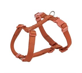 Trixie Trixie hondentuig premium h-tuig roest bruin Trixie Trixie hondentuig premium h-tuig roest bruin