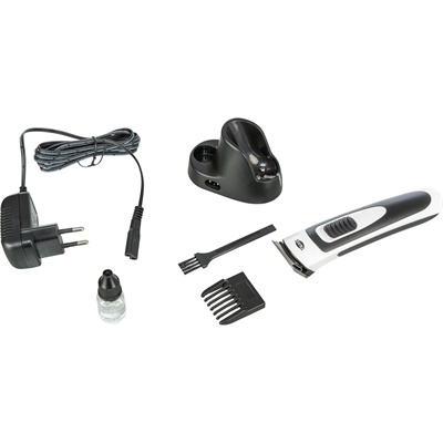 Trixie Trixie tondeuse set tr500 slim draadloos wit / zwart Trixie Trixie tondeuse set tr500 slim draadloos wit / zwart