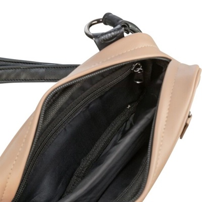 Trixie Trixie schoudertas voor uitlaten cappuccino