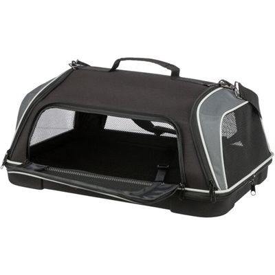 Trixie Trixie hondentas vliegtuigtas boarding zwart / grijs