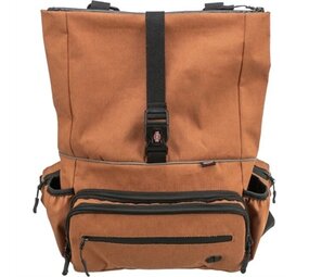 Trixie Trixie rolltop rugtas met heuptas met riem roest Trixie Trixie rolltop rugtas met heuptas met riem roest