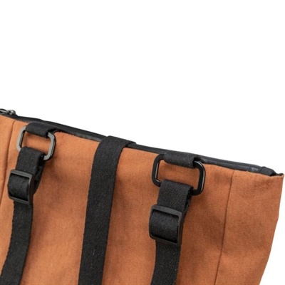 Trixie Trixie rolltop rugtas met heuptas met riem roest