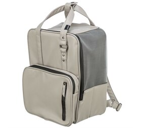 Trixie Trixie hondentas rugtas citystyle kunstleer lichtgrijs Trixie Trixie hondentas rugtas citystyle kunstleer lichtgrijs