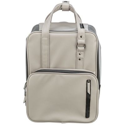 Trixie Trixie hondentas rugtas citystyle kunstleer lichtgrijs