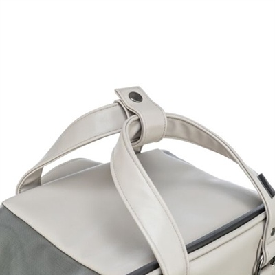 Trixie Trixie hondentas rugtas citystyle kunstleer lichtgrijs