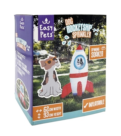 Easypets Easypets summer rocketship sprinkler Easypets Easypets summer rocketship sprinkler
