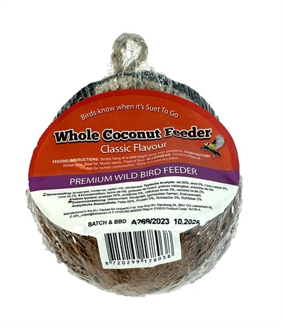 Suet to go Suet to go hele kokosnoot Suet to go Suet to go hele kokosnoot