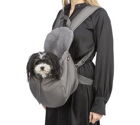 Trixie Trixie hondentas buikdrager molly grijs