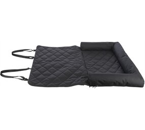 Trixie Trixie hondenkussen voor autostoel dubbel zwart Trixie Trixie hondenkussen voor autostoel dubbel zwart