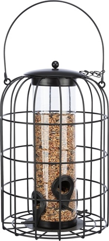 Trixie Trixie voerdispenser met gaasbescherming zwart
