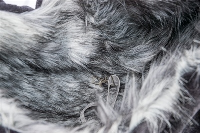 Trixie Trixie hondentas buikdrager soft zwart / grijs