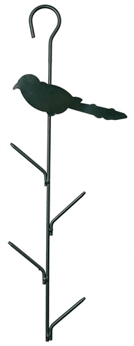 Trixie Trixie mezenbollenhouder vogel 4 bollen metaal donkergroen