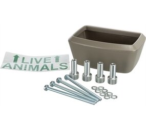 Trixie Trixie schroevenset voor vliegtuig vervoersbox skudo Trixie Trixie schroevenset voor vliegtuig vervoersbox skudo