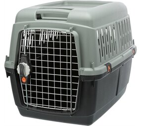 Trixie Trixie be eco gerecycled vervoersbox giona grijs / antraciet