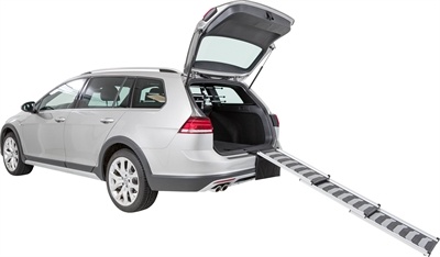 Trixie Trixie loopplank telescopisch tot 90 kg zwart / grijs