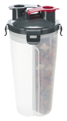 Trixie Trixie waterfles / voerfles inclusief reisbak kunststof / silicone