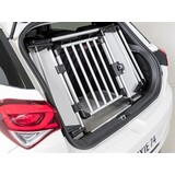 Trixie Trixie kofferbak hek aluminium / kunststof grijs / zwart