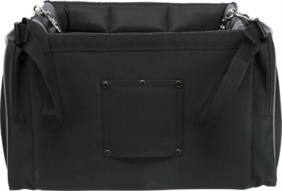 Trixie Trixie fietsmand voor aan stuur nylon zwart / grijs