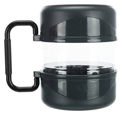 Trixie Trixie reisset voerbak / drinkbak donkergrijs Trixie Trixie reisset voerbak / drinkbak donkergrijs