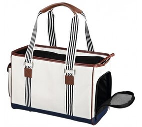 Trixie Trixie hondentas elisa wit / blauw Trixie Trixie hondentas elisa wit / blauw