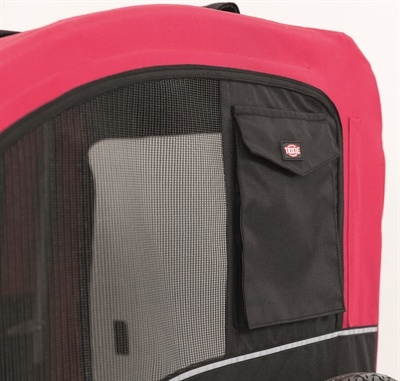 Trixie Trixie hondenfietskar zwart / rood