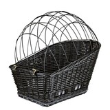 Trixie Trixie fietsmand met draadkoepel achterop zwart Trixie Trixie fietsmand met draadkoepel achterop zwart