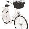 Trixie Trixie wilgen fietsmand voorop zwart met kussen en kap Trixie Trixie wilgen fietsmand voorop zwart met kussen en kap