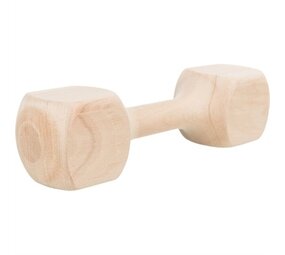 Trixie Trixie houten apporteerblok gehoekt Trixie Trixie houten apporteerblok gehoekt