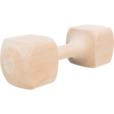 Trixie Trixie houten apporteerblok gehoekt Trixie Trixie houten apporteerblok gehoekt