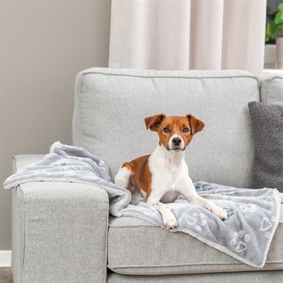 Trixie Trixie hondendeken jimmy soft lichtgrijs Trixie Trixie hondendeken jimmy soft lichtgrijs