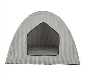 Trixie Trixie hondenmand tent jonna vital ribstof lichtgrijs Trixie Trixie hondenmand tent jonna vital ribstof lichtgrijs