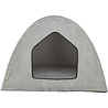 Trixie Trixie hondenmand tent jonna vital ribstof lichtgrijs Trixie Trixie hondenmand tent jonna vital ribstof lichtgrijs