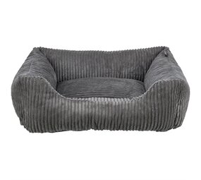 Trixie Trixie hondenmand jonna vital ribstof lichtgrijs Trixie Trixie hondenmand jonna vital ribstof lichtgrijs