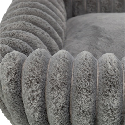 Trixie Trixie hondenmand lonni ribfluweel hoekig grijs