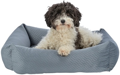 Trixie Trixie hondenmand alena hoekig blauw / grijs