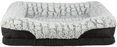 Trixie Trixie vital hondenmand lino hoekig zwart / grijs Trixie Trixie vital hondenmand lino hoekig zwart / grijs