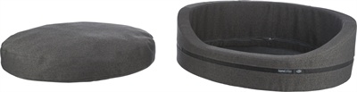 Trixie Trixie hondenmand citystle ovaal home edition donkergrijs Trixie Trixie hondenmand citystle ovaal home edition donkergrijs