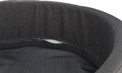 Trixie Trixie hondenmand citystle ovaal home edition donkergrijs Trixie Trixie hondenmand citystle ovaal home edition donkergrijs