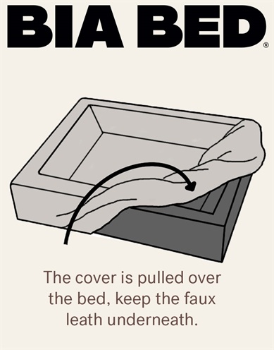 Bia Bia bed skanor hoes hondenmand beige