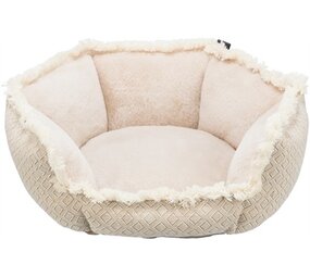 Trixie Trixie hondenmand boho hoekig beige Trixie Trixie hondenmand boho hoekig beige