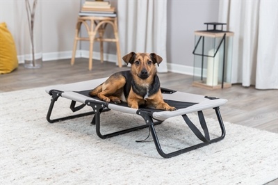 Trixie Trixie stretcher hondenligbed grijs / zwart