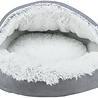 Trixie Trixie hondenmand donut harvey grijs / wit-zwart Trixie Trixie hondenmand donut harvey grijs / wit-zwart