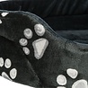 Trixie Trixie hondenmand jimmy ovaal zwart met pootprint Trixie Trixie hondenmand jimmy ovaal zwart met pootprint