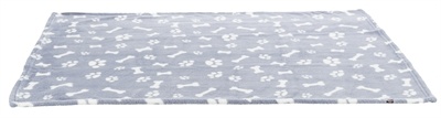 Trixie Trixie hondendeken kenny fleece bot / pootjes blauw