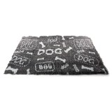 Martin Vetbed dog print grijs / wit gerecycled