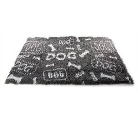 Martin Vetbed dog print grijs / wit gerecycled Martin Vetbed dog print grijs / wit gerecycled