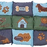 Trixie Trixie hondenkussen patchwork blauw / groen Trixie Trixie hondenkussen patchwork blauw / groen