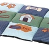 Trixie Trixie hondenkussen patchwork blauw / groen Trixie Trixie hondenkussen patchwork blauw / groen
