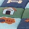 Trixie Trixie hondenkussen patchwork blauw / groen Trixie Trixie hondenkussen patchwork blauw / groen